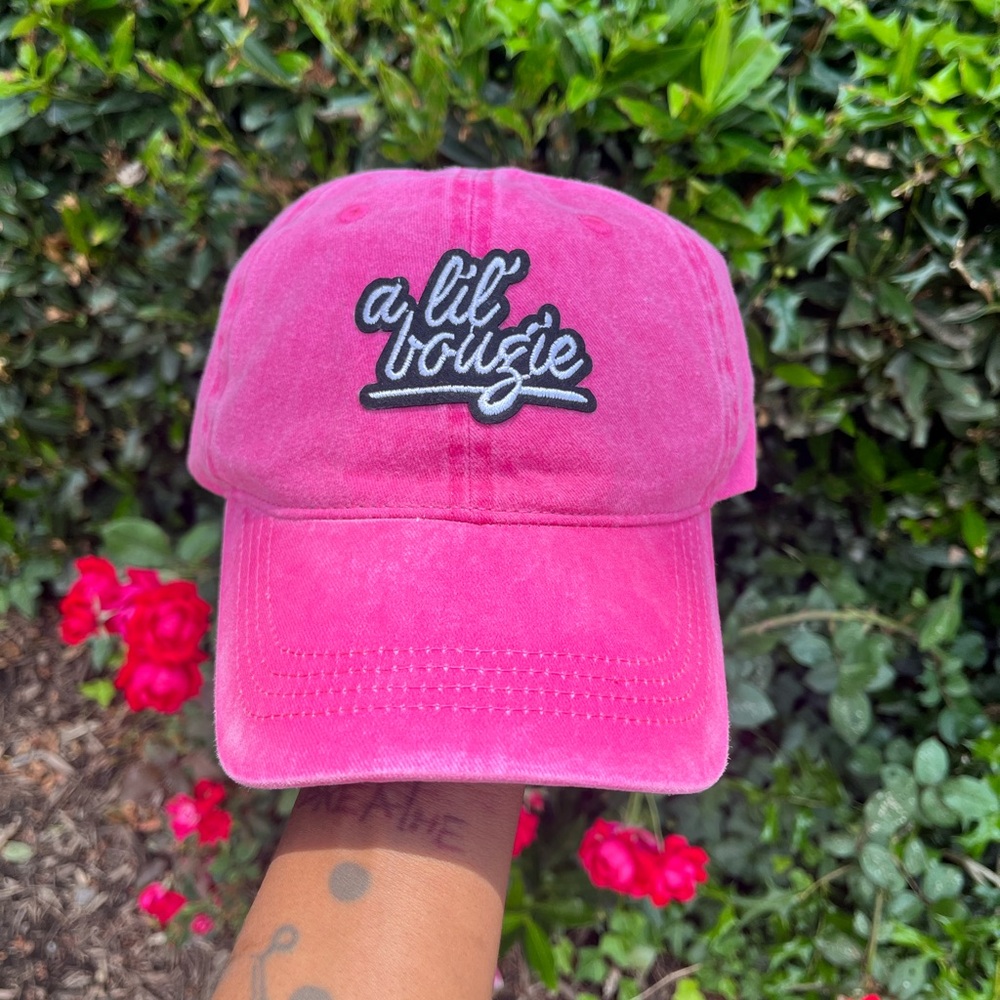 Vibrant Pink Embroidered Baseball Hat